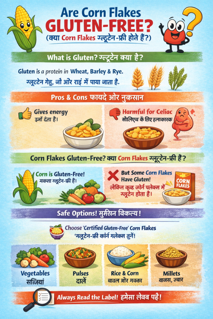 Are Corn Flakes Gluten-Free? 
Are corn flakes gluten free? ग्लूटेन क्या है?